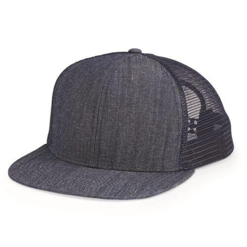 Flat Bill Six-Panel Trucker Cap Thumbnail