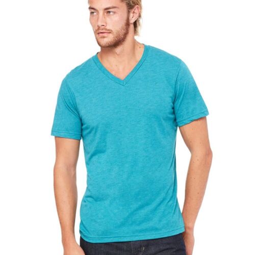 ™Unisex-Triblend V Neck Short Sleeve-Tee Thumbnail