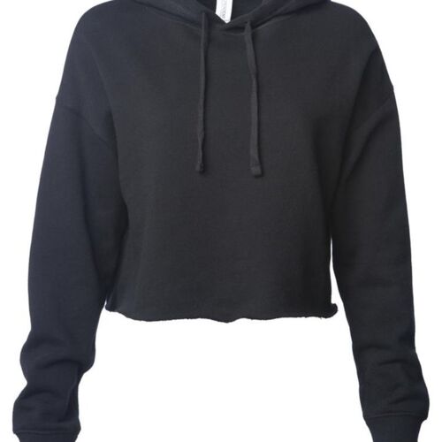 ™Women’s Lightweight Crop-Hooded Sweatshirt. Thumbnail