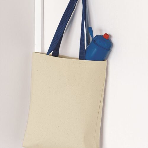  11L Canvas Tote With Color Handles™. Thumbnail