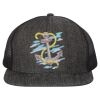 Flat Bill Six-Panel Trucker Cap Thumbnail