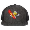 Flat Bill Six-Panel Trucker Cap Thumbnail