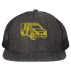 Flat Bill Six-Panel Trucker Cap Thumbnail