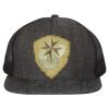 Flat Bill Six-Panel Trucker Cap Thumbnail