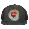Flat Bill Six-Panel Trucker Cap Thumbnail