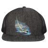 Flat Bill Six-Panel Trucker Cap Thumbnail