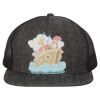 Flat Bill Six-Panel Trucker Cap Thumbnail