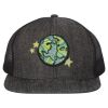 Flat Bill Six-Panel Trucker Cap Thumbnail