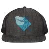 Flat Bill Six-Panel Trucker Cap Thumbnail