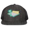 Flat Bill Six-Panel Trucker Cap Thumbnail
