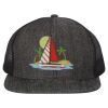 Flat Bill Six-Panel Trucker Cap Thumbnail