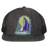 Flat Bill Six-Panel Trucker Cap Thumbnail