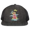 Flat Bill Six-Panel Trucker Cap Thumbnail