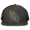Flat Bill Six-Panel Trucker Cap Thumbnail