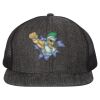 Flat Bill Six-Panel Trucker Cap Thumbnail