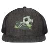 Flat Bill Six-Panel Trucker Cap Thumbnail