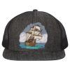 Flat Bill Six-Panel Trucker Cap Thumbnail