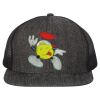Flat Bill Six-Panel Trucker Cap Thumbnail