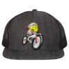 Flat Bill Six-Panel Trucker Cap Thumbnail