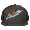 Flat Bill Six-Panel Trucker Cap Thumbnail
