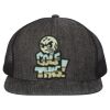 Flat Bill Six-Panel Trucker Cap Thumbnail