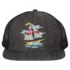 Flat Bill Six-Panel Trucker Cap Thumbnail