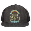 Flat Bill Six-Panel Trucker Cap Thumbnail
