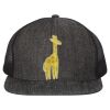 Flat Bill Six-Panel Trucker Cap Thumbnail