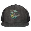 Flat Bill Six-Panel Trucker Cap Thumbnail
