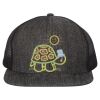 Flat Bill Six-Panel Trucker Cap Thumbnail