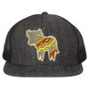 Flat Bill Six-Panel Trucker Cap Thumbnail