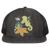 Flat Bill Six-Panel Trucker Cap Thumbnail