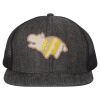 Flat Bill Six-Panel Trucker Cap Thumbnail