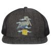 Flat Bill Six-Panel Trucker Cap Thumbnail