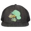 Flat Bill Six-Panel Trucker Cap Thumbnail