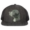 Flat Bill Six-Panel Trucker Cap Thumbnail