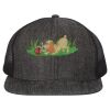 Flat Bill Six-Panel Trucker Cap Thumbnail