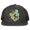 Flat Bill Six-Panel Trucker Cap Thumbnail