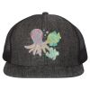 Flat Bill Six-Panel Trucker Cap Thumbnail