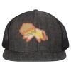 Flat Bill Six-Panel Trucker Cap Thumbnail