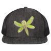 Flat Bill Six-Panel Trucker Cap Thumbnail