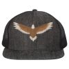 Flat Bill Six-Panel Trucker Cap Thumbnail
