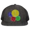 Flat Bill Six-Panel Trucker Cap Thumbnail