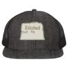 Flat Bill Six-Panel Trucker Cap Thumbnail