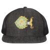Flat Bill Six-Panel Trucker Cap Thumbnail