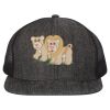 Flat Bill Six-Panel Trucker Cap Thumbnail