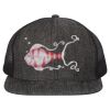Flat Bill Six-Panel Trucker Cap Thumbnail