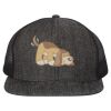Flat Bill Six-Panel Trucker Cap Thumbnail