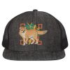 Flat Bill Six-Panel Trucker Cap Thumbnail