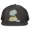 Flat Bill Six-Panel Trucker Cap Thumbnail